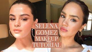 SELENA GOMEZ PEACHY SOFT MAKEUP TUTORIAL! | DACEY CASH