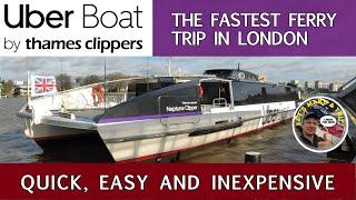 London’s Super-fast Uber Boat.  Best Value Sightseeing in the Capital?