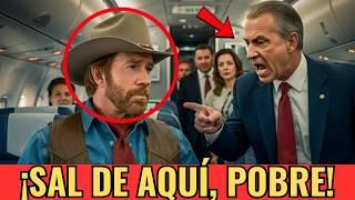 Millonario HUMILLA a CHUCK NORRIS en Primera Clase Y Se Arrepiente Para Siempre (GRAVE ERROR)