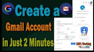 How to Create a New Google Gmail Account | 2022 |