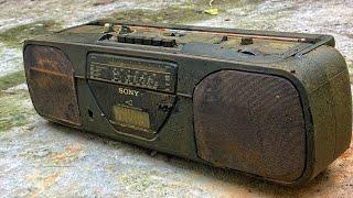 Restoration broken old sony speakers | Restore sony cassette radio