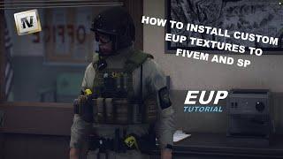 How to put EUP textures onto models and make them Fivem ready.