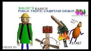 Baldi's Basics Field Trip demo Camping 2D - Baldi's Basics Fangame