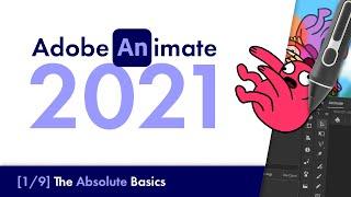 Adobe Animate 2021: The Absolute Basics [#1] | Beginners Tutorial