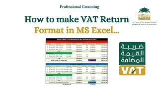 How to make value added tax format in MS Excel