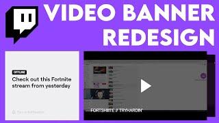  How to Design a Twitch Video Panel // Video Banner Tutorial