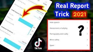 tiktok foryou trick || tiktok report trick 2021