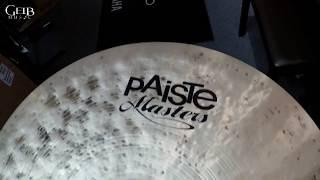 Paiste 20" Twenty Collection Masters Dark Ride Cymbal Demo - CY0005507020