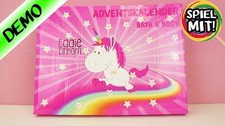 EINHORN Adventskalender 2017 mit tollen Bodylotion & Kosmetik | EDDIE EINHORN Unicorn Rainbow