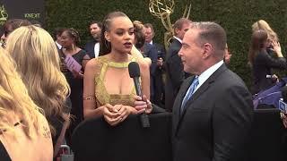 Reign Edwards Interview - The Bold and the Beautiful - 45th Annual Daytime Emmy Awards Red Carpet