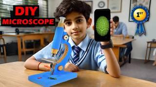 DIY Microscope - Science Exhibition Project | Science project working model for school