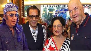 Veteran Actors Dharmendra, Tabassum, Ranjeet, Prem Chopra Together At Raaj Grover Boook Launch