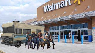 [TF2 15.ai] BLU Team goes to 24-hour challenge at Wal-Mart! (BLU Version)