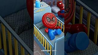 Spiderman vs Spidey | Difficulty Calming Babies  Marvel Animation