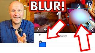 YOUTUBE EDITOR how to blur out an object in your video after publishing!