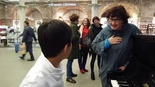 Shocking Ladies with The Sound of Silence Piano "You're Twelve?!?!" Cole Lam 12 Years Old