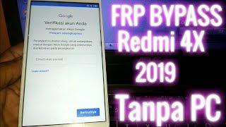 Servis HP Redmi 4X terkunci akun google (FRP Bypass) Tanpa PC