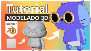 Cómo Hacer un PERSONAJE 3D para PRINCIPIANTE en BLENDER! Tutorial de Modelar Anime en Español