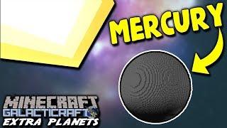 LANDING ON MERCURY! A NEW PLANET! | Minecraft Galacticraft (2018 Extra Planets) Mod #10