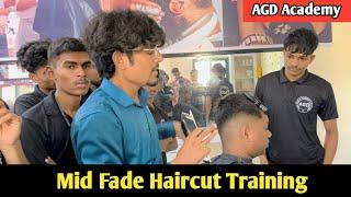 AGD Academy | mid faide haircut￼ | salon Academy ￼