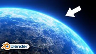 How to Make a Planet Atmosphere in Blender  (Tutorial)