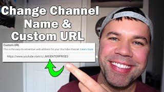 How To Change YouTube URL Channel Name | Change YouTube URL Link