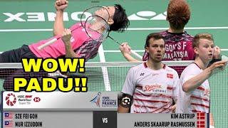 POWERFUL! Sze Fei/Nur Izzuddin vs Kim Astrup/Rasmussen (France Open)