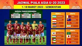 Jadwal Piala Asia U20 2023 Uzbekistan - Klasemen Grup Piala Asia U20 2023 - Indonesia vs Uzbekistan