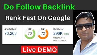 Create Dofollow backlink from High DA PA Website