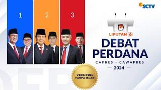 Debat Perdana Calon Presiden 2024 Edisi Full Tanpa Iklan