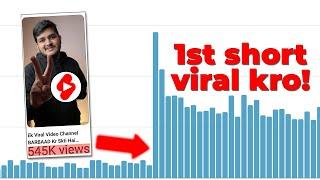 How to Viral First YouTube Short Step by Step