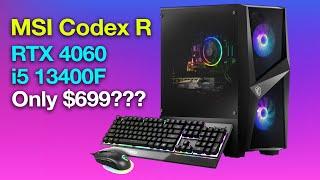 MSI Codex R RTX 4060 Review - A Legit Budget Gaming Desktop for only 699 ?