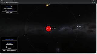 Solar system 3D - ThreeJS WebGL