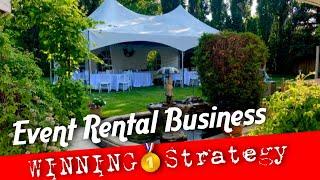 Make A Fortune With An Event Rental Business Plan