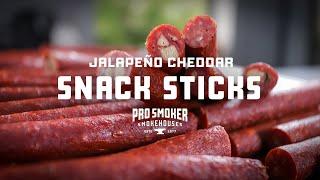 Dry Aged Jalapeno Cheddar Snack Sticks | How to Make Snack Sticks in an Electric Smoker