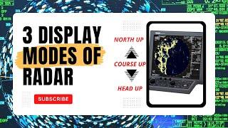 North Up, Course Up & Head Up || 3 modes of radar display || Marinesthing