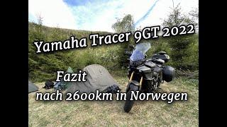 Yamaha Tracer 9 GT 2022 - Fazit nach nach 2600 km in Norwegen