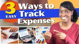 3 Easy Ways to Track Expenses for Beginners  |  Frugal Living