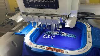 Embroidering a Company Logo