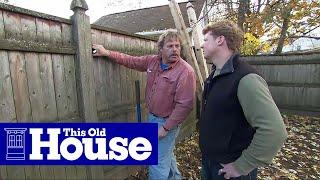 How to Replace a Rotted Fence Post | This Old House