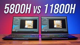 AMD Ryzen 7 5800H vs Intel i7-11800H - Best 8 Core Laptop CPU?