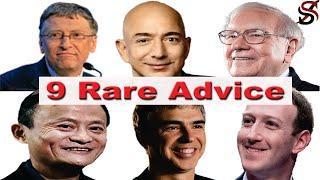 9 Billionaires Advise You on How You Can Be Rich