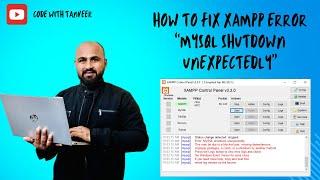 How to fix xampp error "mysql shutdown unexpectedly"
