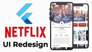 Flutter Netflix UI Redesign | Speed Code