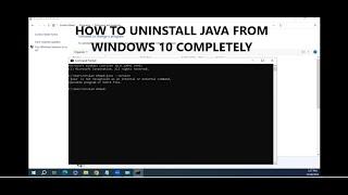 How to Completely Uninstall Java JDK 21 from Windows 10 with JAVA_HOME