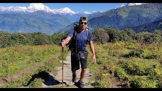 Trekking behind the Pathik Meditation Center