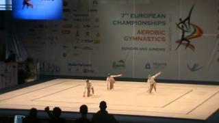 EM 2011 Sports Aerobics UKRAINE 1 Matveychuk Kristina Petrenko Rita Yakushevska Viktoriya