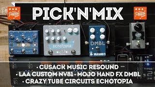 LAA Custom NV81, Mojo Hand DMBL, Crazy Tube Circuits Echotopia, Cusack Resound – TPS Pick'N'Mix