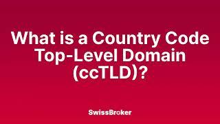 What is the meaning of a Country Code Top-Level Domain (ccTLD)? [Audio Explainer]