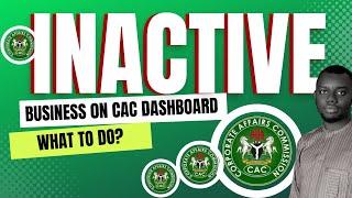 CAC INACTIVE BUSINESS | CAC wants to strike off your inactive Business